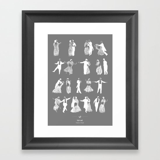 Top Hat Framed Art Print