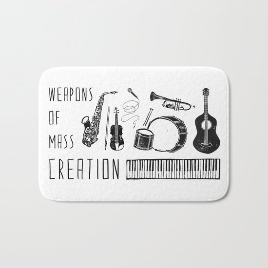 Weapons Of Mass Creation - Music Bath Mat