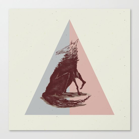 The Jackal - Dark beasts 03 Canvas Print