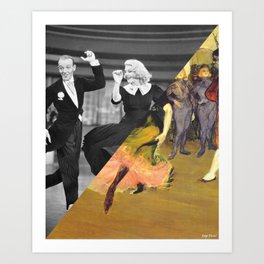 Henri Toulose Lautrec's Dance at Moulin R. & Ginger Rogers Art Print