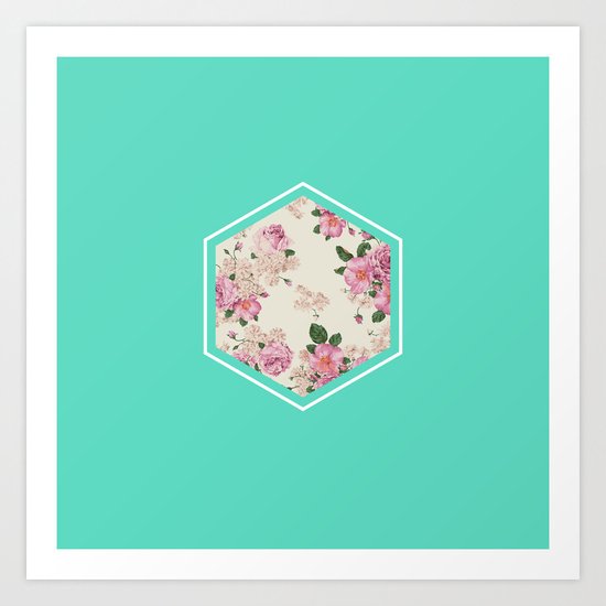 Floribus Sextae Art Print