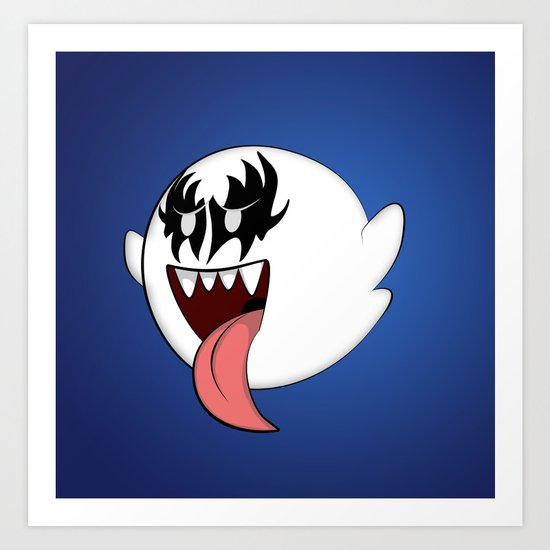 Boo Simmons Mario Mashup Art Print