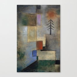  Paul Klee - Small Picture of Fir Trees (1922) Canvas Print