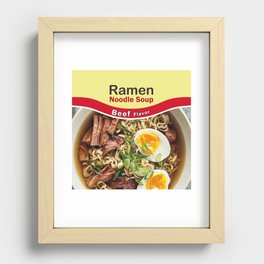 Ramen nomnom Recessed Framed Print
