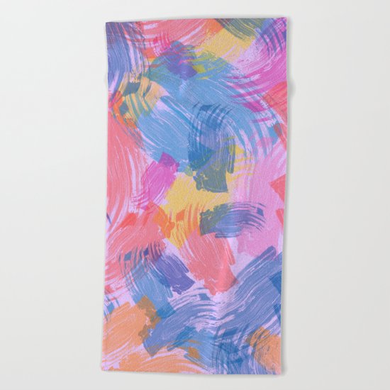 Abstract Painting II Beach Towel