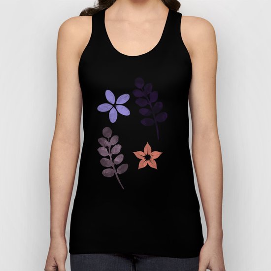 Flower Pattern VI Unisex Tank Top