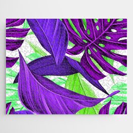Beautiful Purple Leaves Jigsaw Puzzle