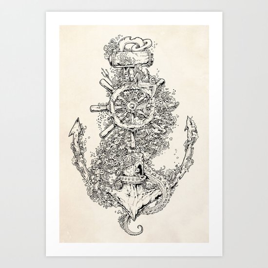 Into The Deep Art Print
