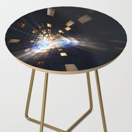 Flight In The Space Side Table
