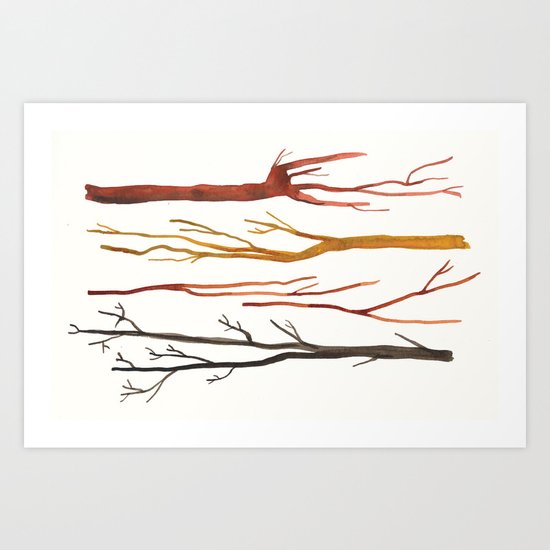 moleskine sticks Art Print