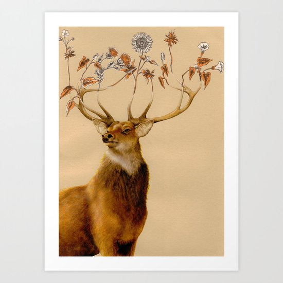 Holistic Horns Art Print