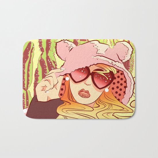 Cacti Queen Bath Mat