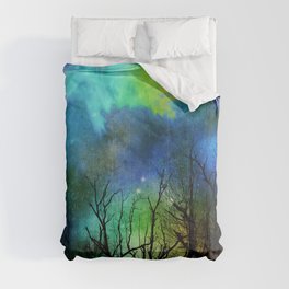 Aurora Sky Background 03 Comforter