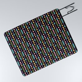 Rainbow beads pattern Picnic Blanket