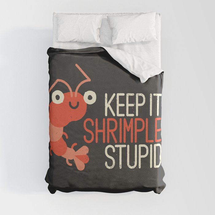 The Prawn Principle Duvet Cover