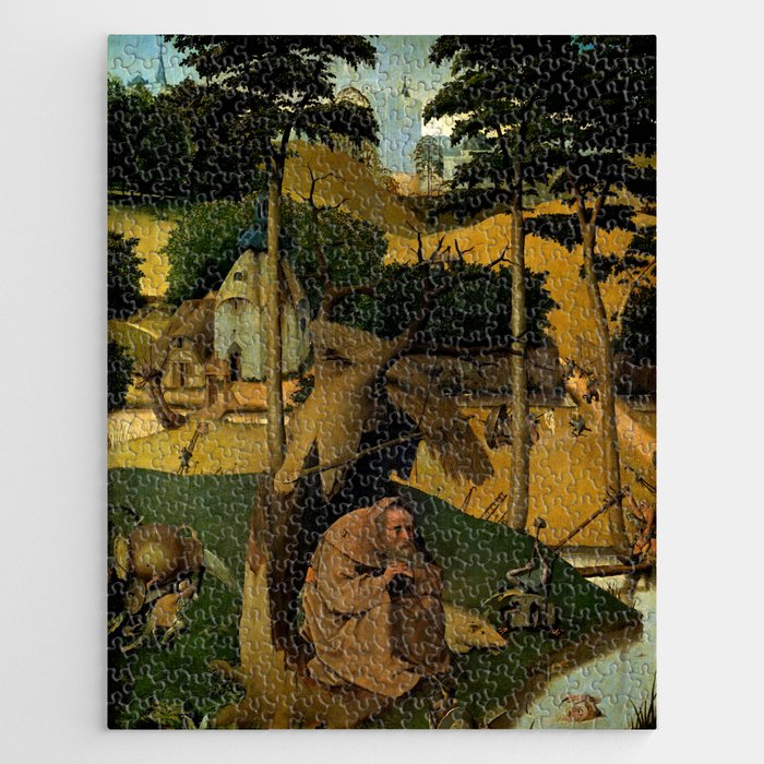 Hieronymus Bosch "The Temptation of Saint Anthony (Madrid)" Jigsaw Puzzle