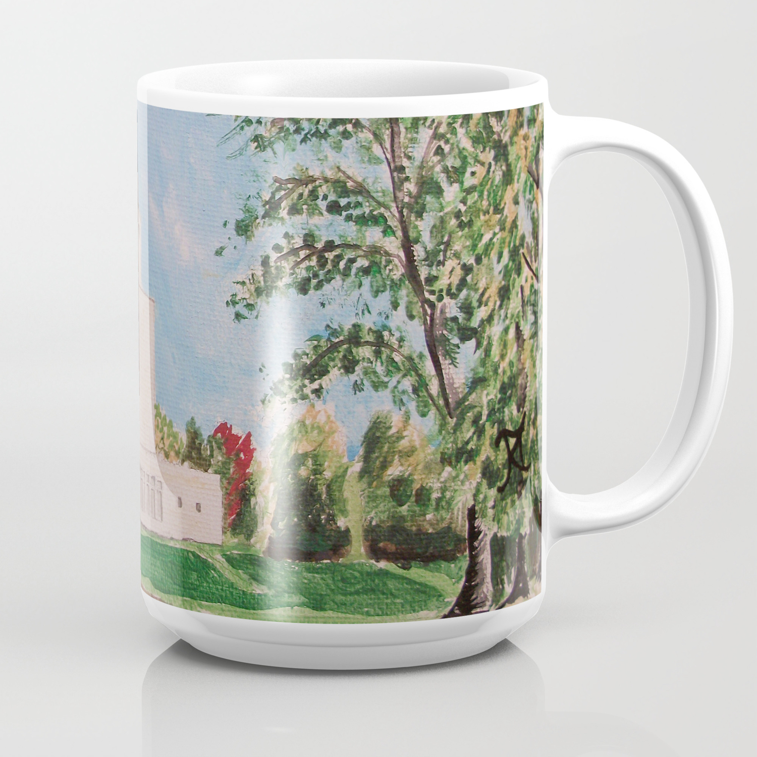 London England Lds Temple Painting Coffee Mug By Bekablo Society6