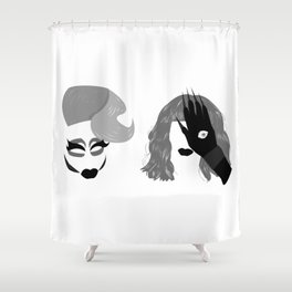 Trixie and Katya Shower Curtain