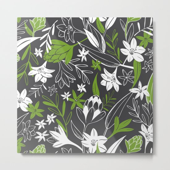 Night Garden Metal Print