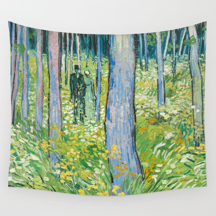 vincent van gogh undergrowth with two figures