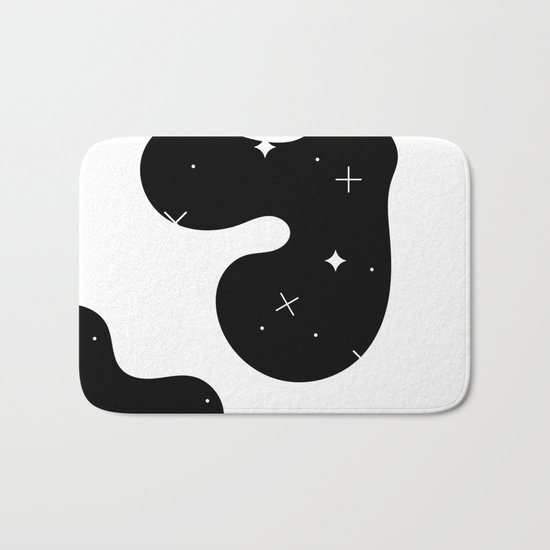 Space blobs Bath Mat