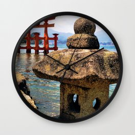 Lonely Lantern (Japan) Wall Clock