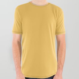 SAMOAN SUN SOLID COLOR. Plain Yellow   All Over Graphic Tee