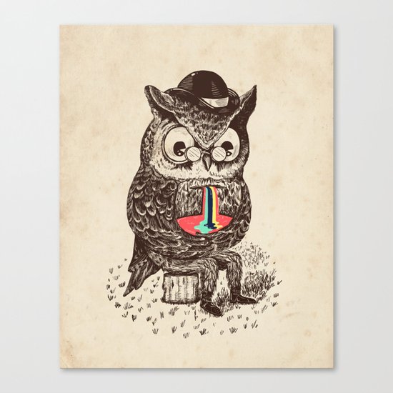 Strange Owl Canvas Print