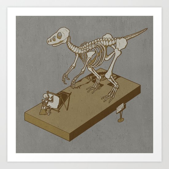 Jurasic renaissance. Art Print