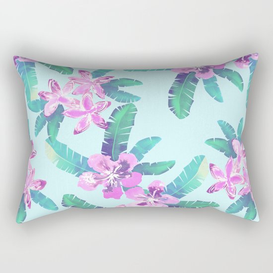Tahitian Garden {D} Rectangular Pillow