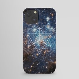 Merkaba in Flower of Life iPhone Case