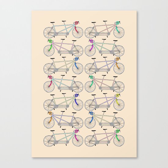 Tandem Tantrum Canvas Print
