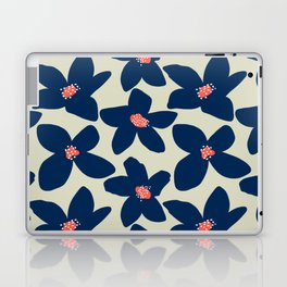 Blue flowers Laptop & iPad Skin