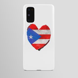 I Love Puerto Rico - Puerto Rican Flag Art Android Case