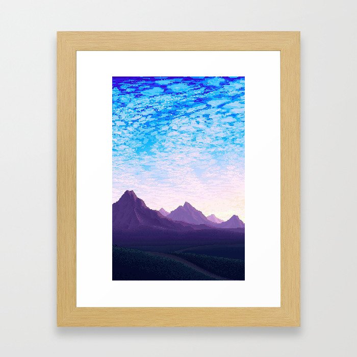 Mountainz Framed Art Print