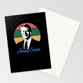 Distressed Vintage Sunset 39th U.S President Jimmy Carter Stationery Cards