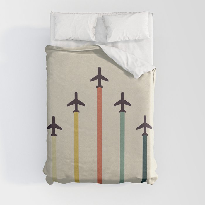 Airplanes Duvet Cover
