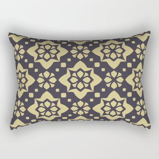Abstract geometric Pattern 89 Rectangular Pillow