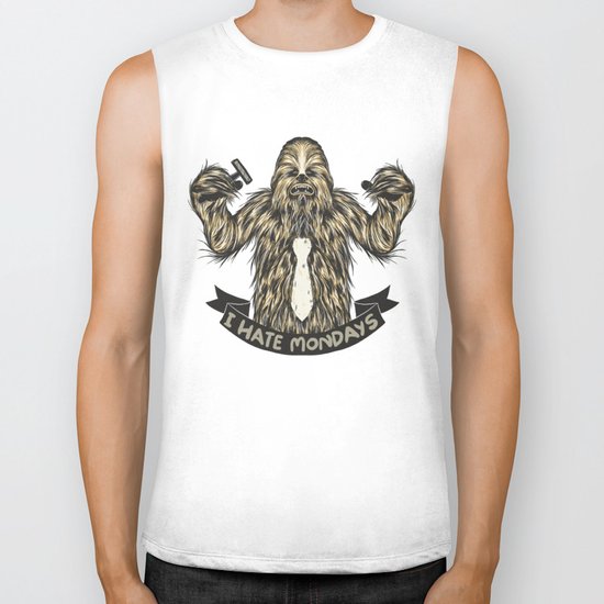 Chewie I Hate Mondays Biker Tank