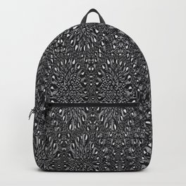 UTERO PATRON Backpack | Graphite, Colored Pencil, Fractal, Figurative, Concept, Drawing, Art, Pattern 