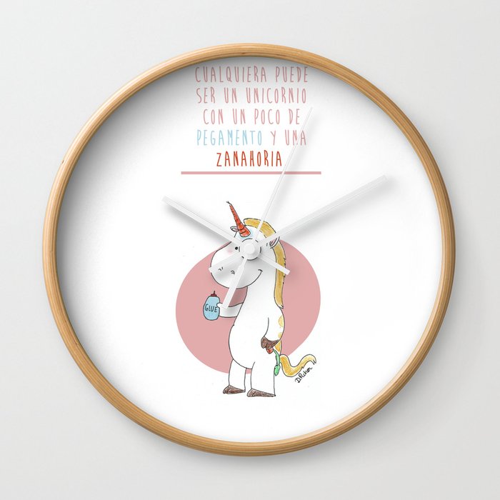 Happy Unicorn Wall Clock