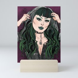 Green Queen Mini Art Print