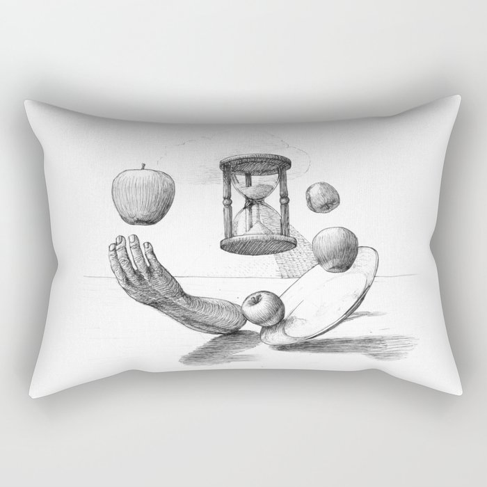 Apples and sandwatch Rectangular Pillow