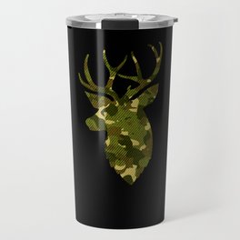 Deer Hunter Tree Camouflage Deer Hunting Funny Hunting Deer Hunter Shirt Travel Mug