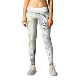 Iris Garden Leggings