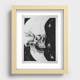 darkside and the moon Recessed Framed Print