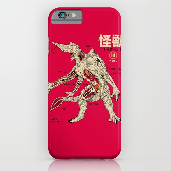 Kaiju Anatomy iPhone & iPod Case