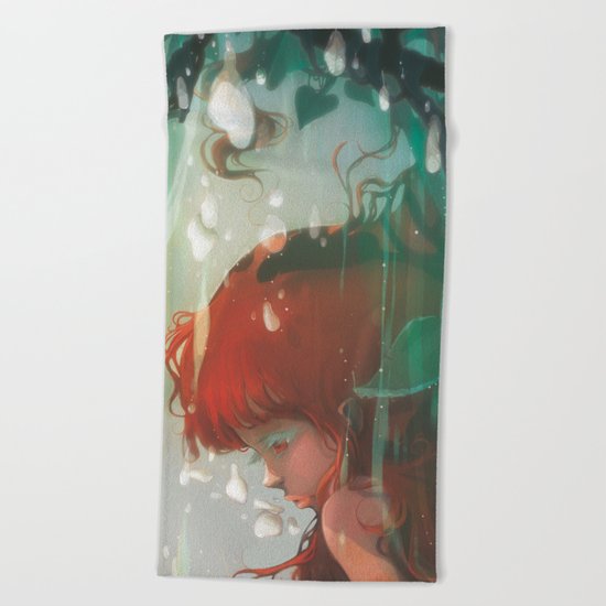 Le lac Beach Towel