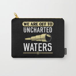 We Are Off To Uncharted Waters Columbus Day Carry-All Pouch | Celebration, Italian, Italianamerican, Columbus, Usa, Navigator, Usaflag, 1942, Freedom, Holiday 