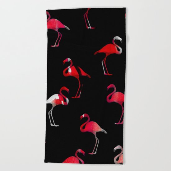 Flamingo v.2 Beach Towel